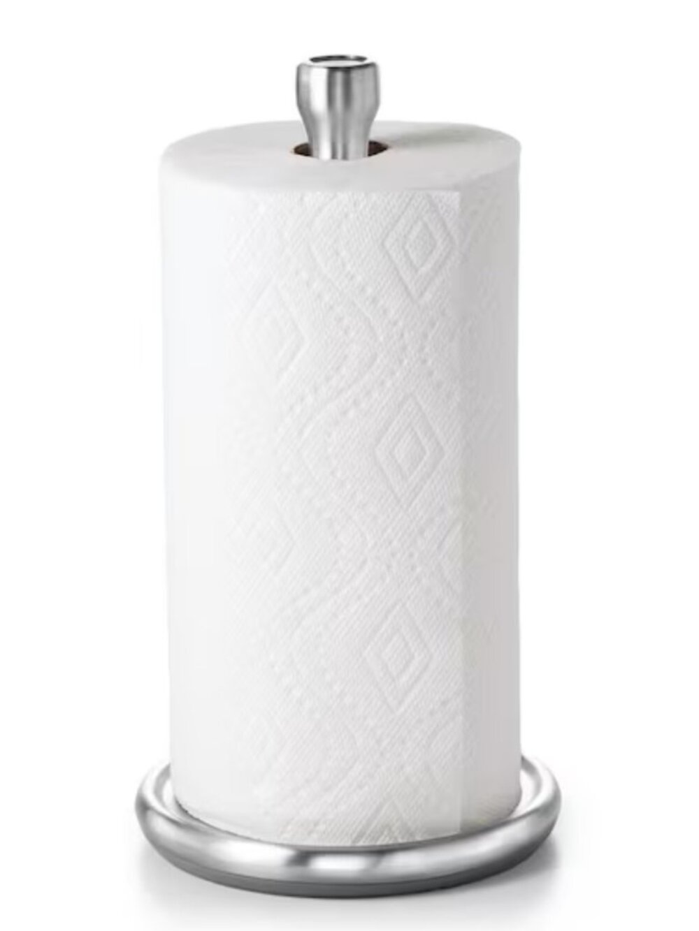 OXO Good Grips Stainless Steel Vertical Countertop Paper Towel Holder EUC